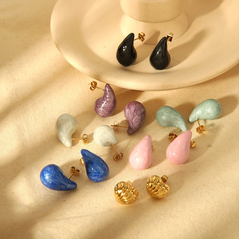 Colorful TearDrop Earrings