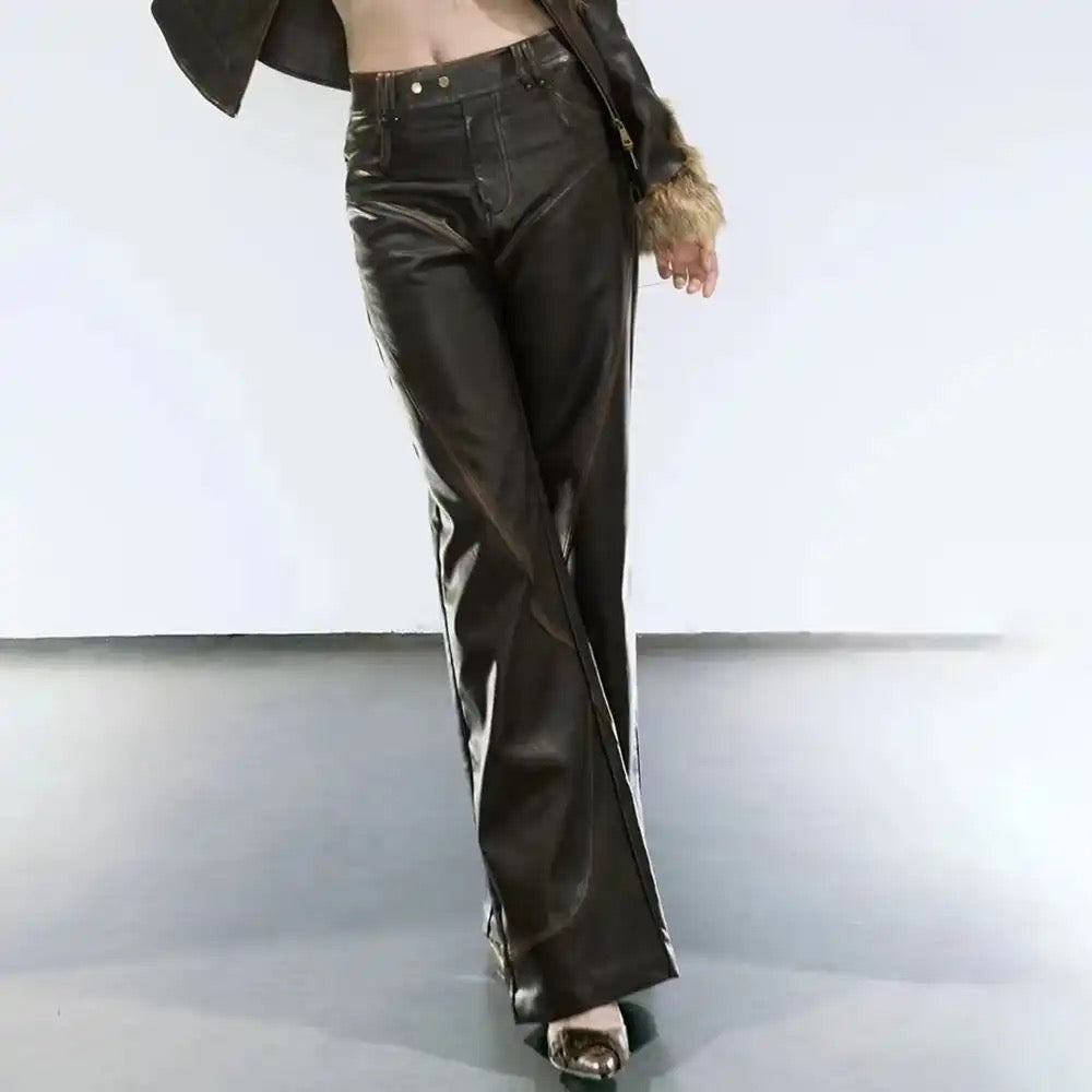 Claudia Leather Pants