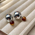 Double Ball Earrings