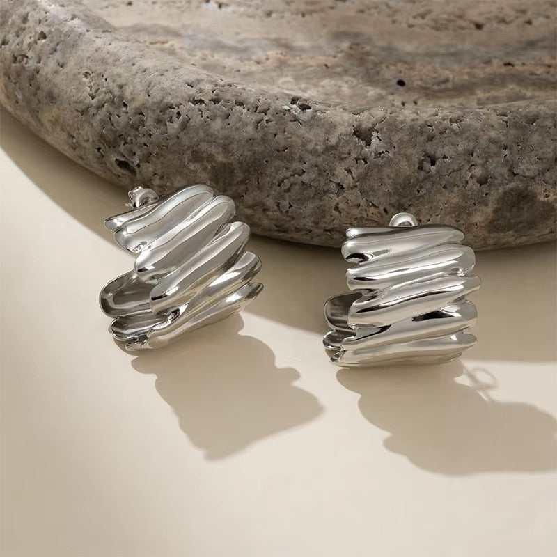 Piano Stripes earrings