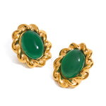 Natural Stone Earrings