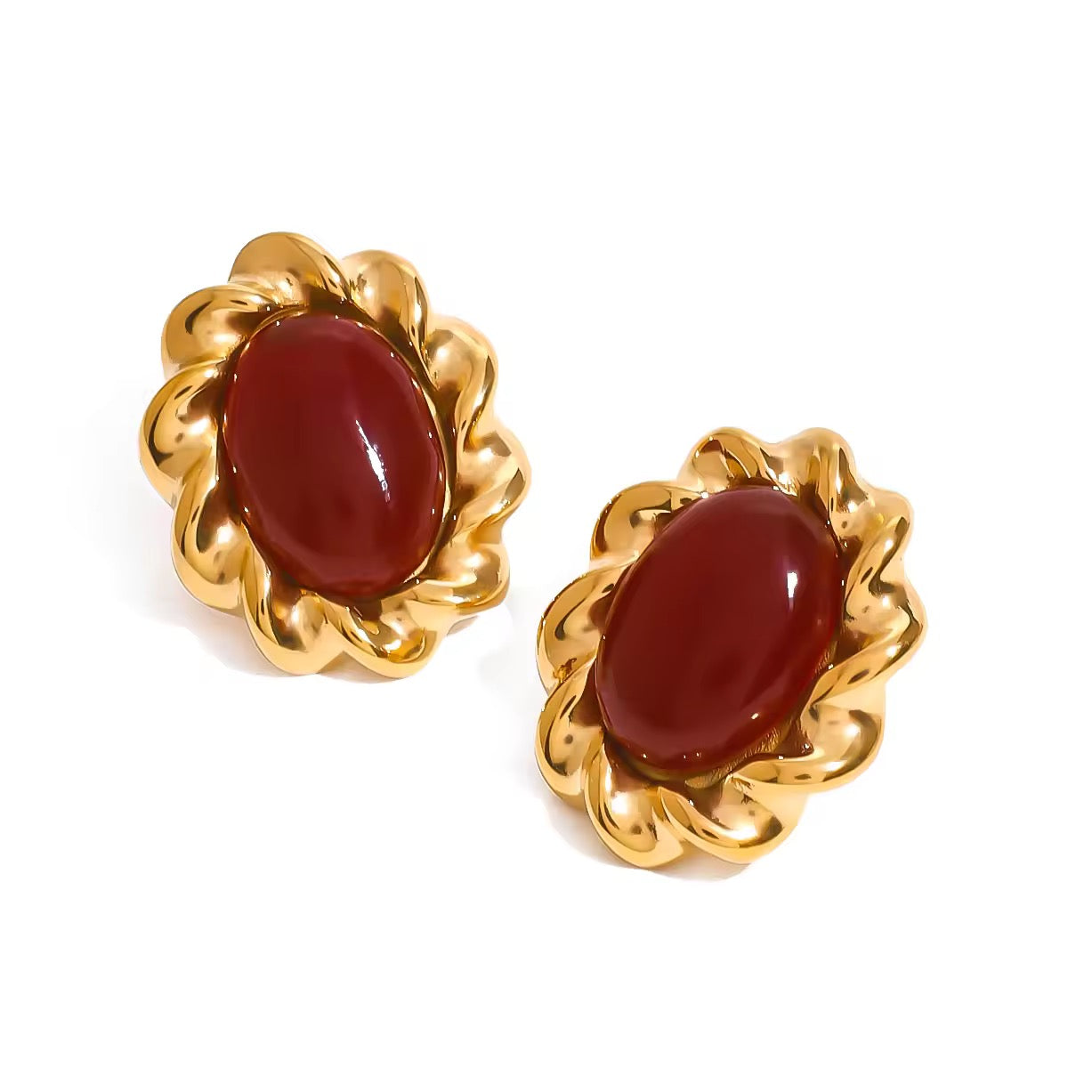 Natural Stone Earrings