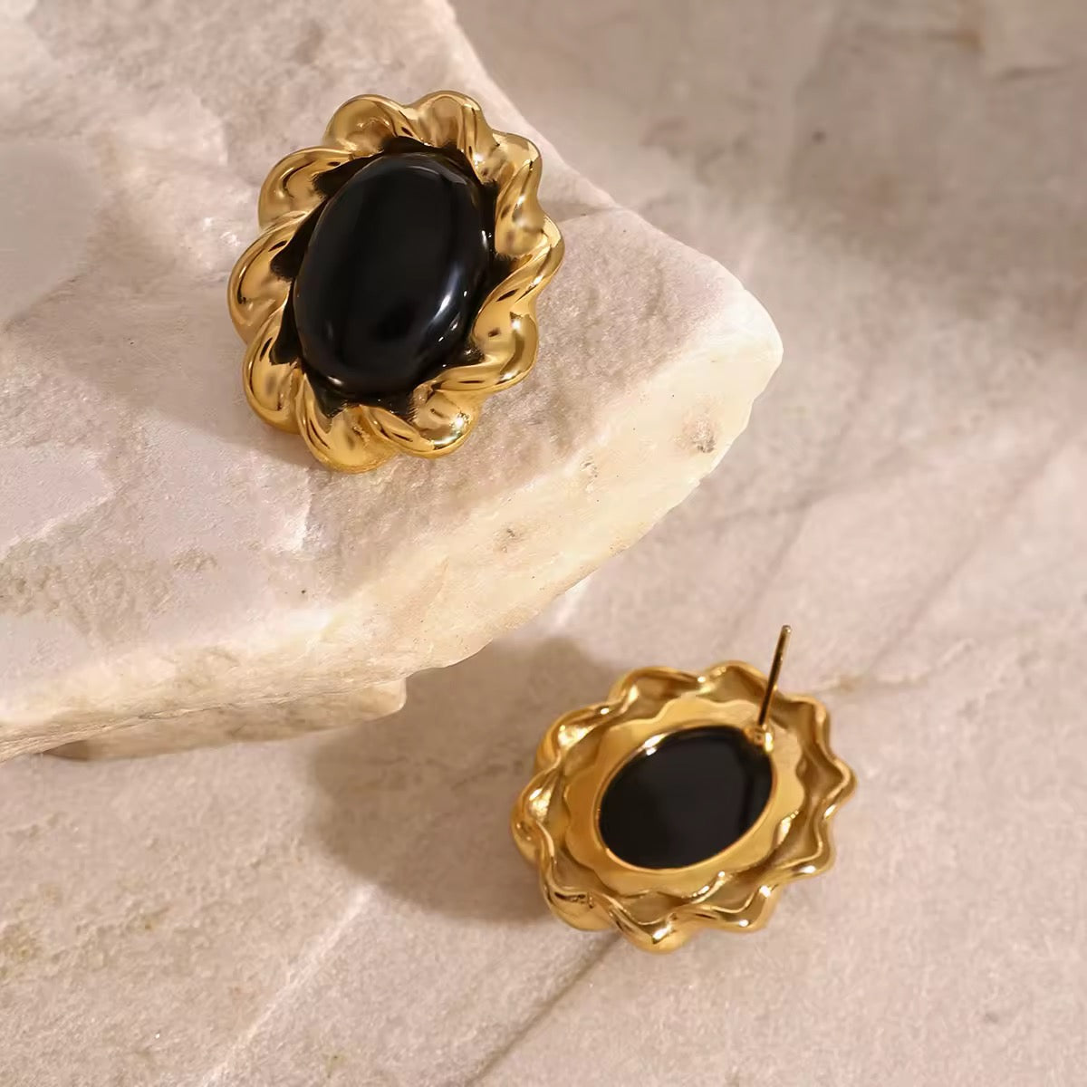 Natural Stone Earrings