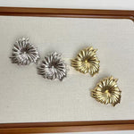 Metal Flower Earrings