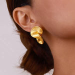 Twisted Ribbed Earrings