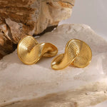 Twisted Ribbed Earrings