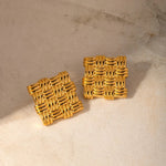 Square Stud Earrings