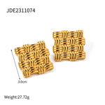 Square Stud Earrings