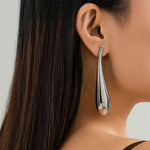 Long Style Water Drop Earrings