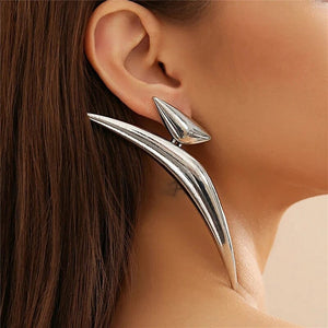 Pointed Large Earrings