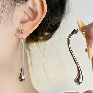 Minimalist Metal Linear Earrings