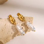 Long Pearl Earrings