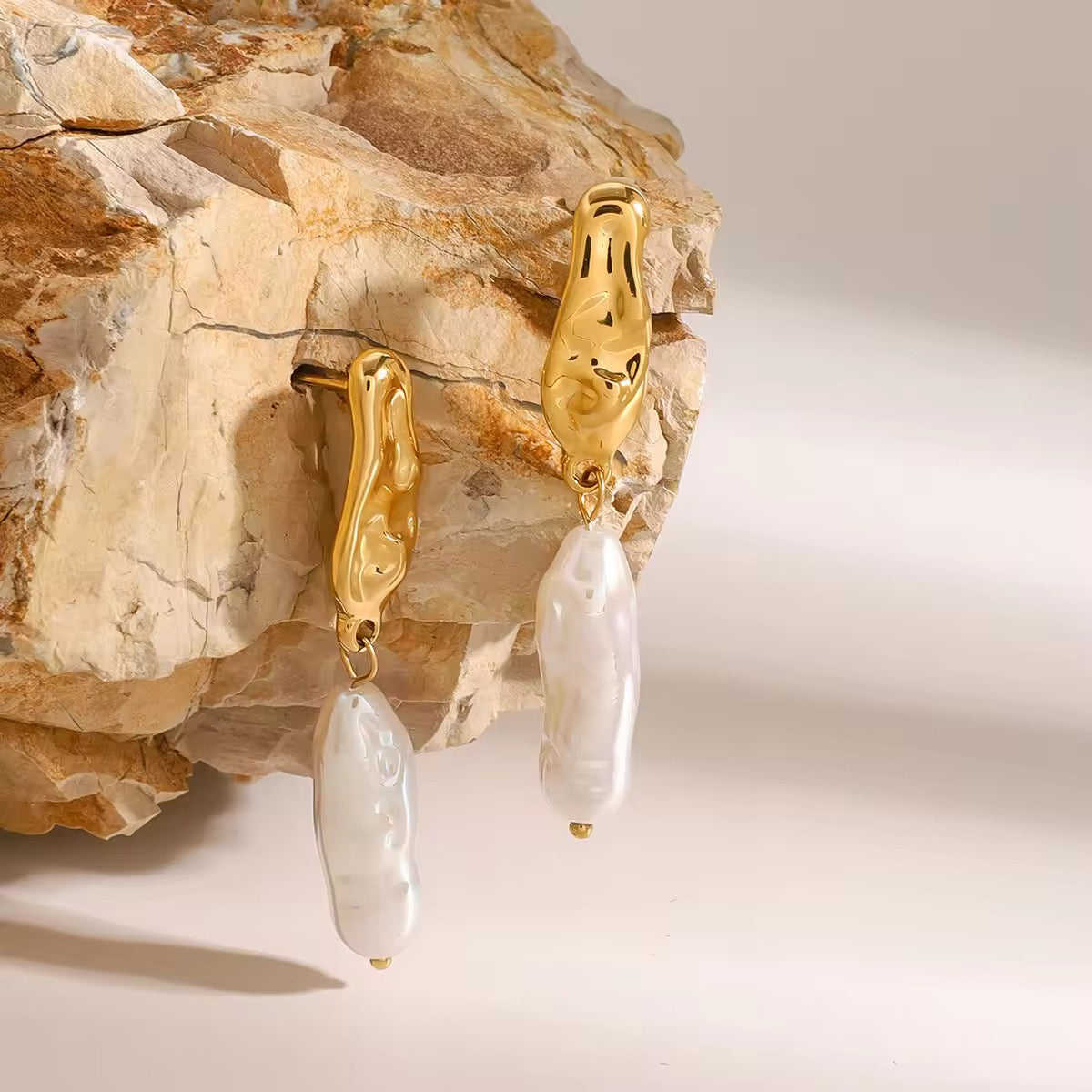 Long Pearl Earrings