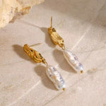 Long Pearl Earrings