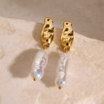 Long Pearl Earrings