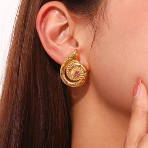Twists shell Earrings
