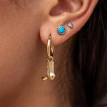 Cowboy Boots Pendant Earrings