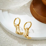 Cowboy Boots Pendant Earrings