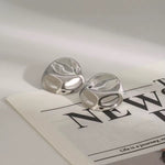 Vintage Big Metal Earrings