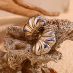 Cocoon Stud Earring