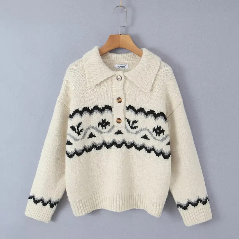 Sanne Retro Sweater