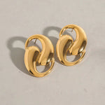 Water Drop Shaped Hollow Earrings