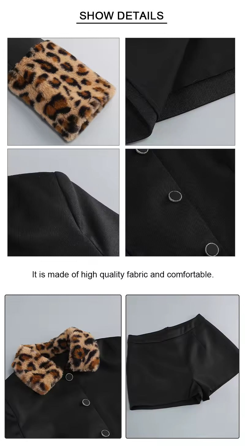 Sabrina Leopard Suit