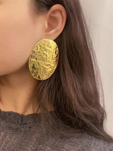 Exaggerated Oval Earrings
