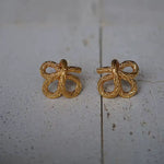 Rope twist knot earrings