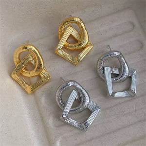 Square Interlaced Earrings