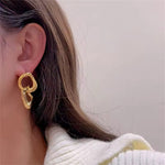 Square Interlaced Earrings