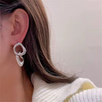 Square Interlaced Earrings