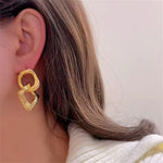 Square Interlaced Earrings