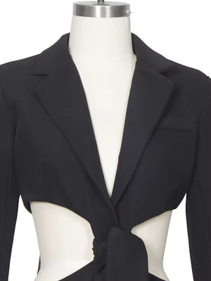 Hailey Knot Hollow Blazer