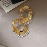 Geometric Crystal Earrings