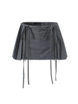 Duffy Mini Drawstring Skirt