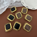Retro Block Earrings