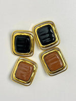Retro Block Earrings