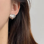 Geometric Shell Earrings