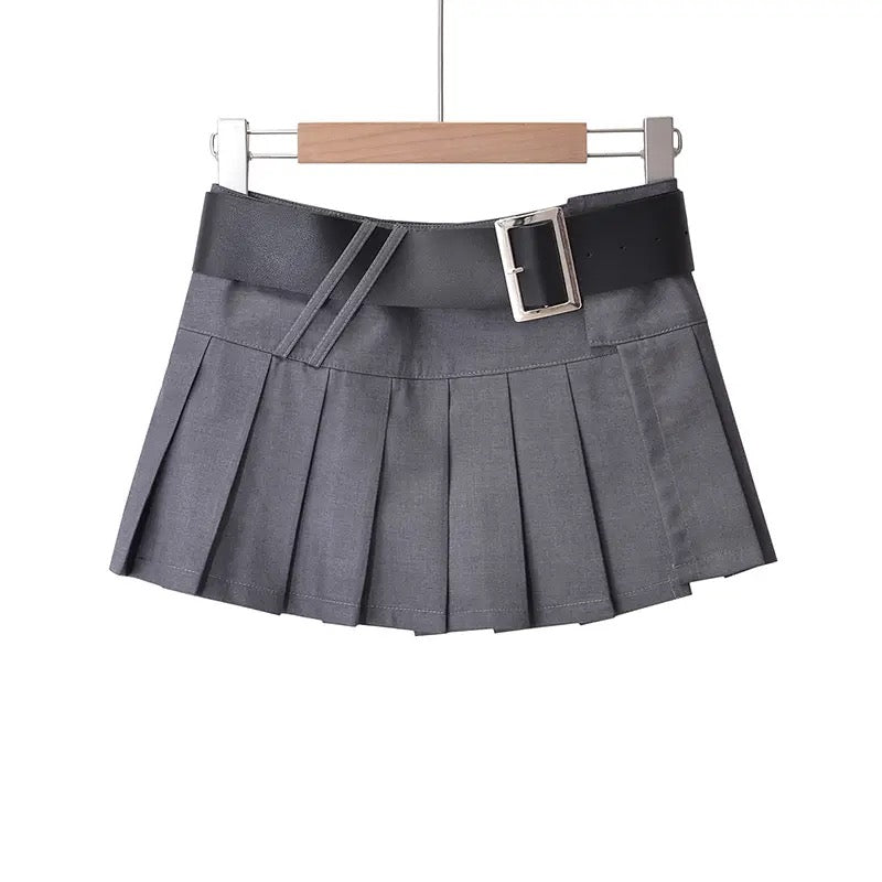 Frances Belt Mini Skirt