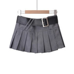 Frances Belt Mini Skirt